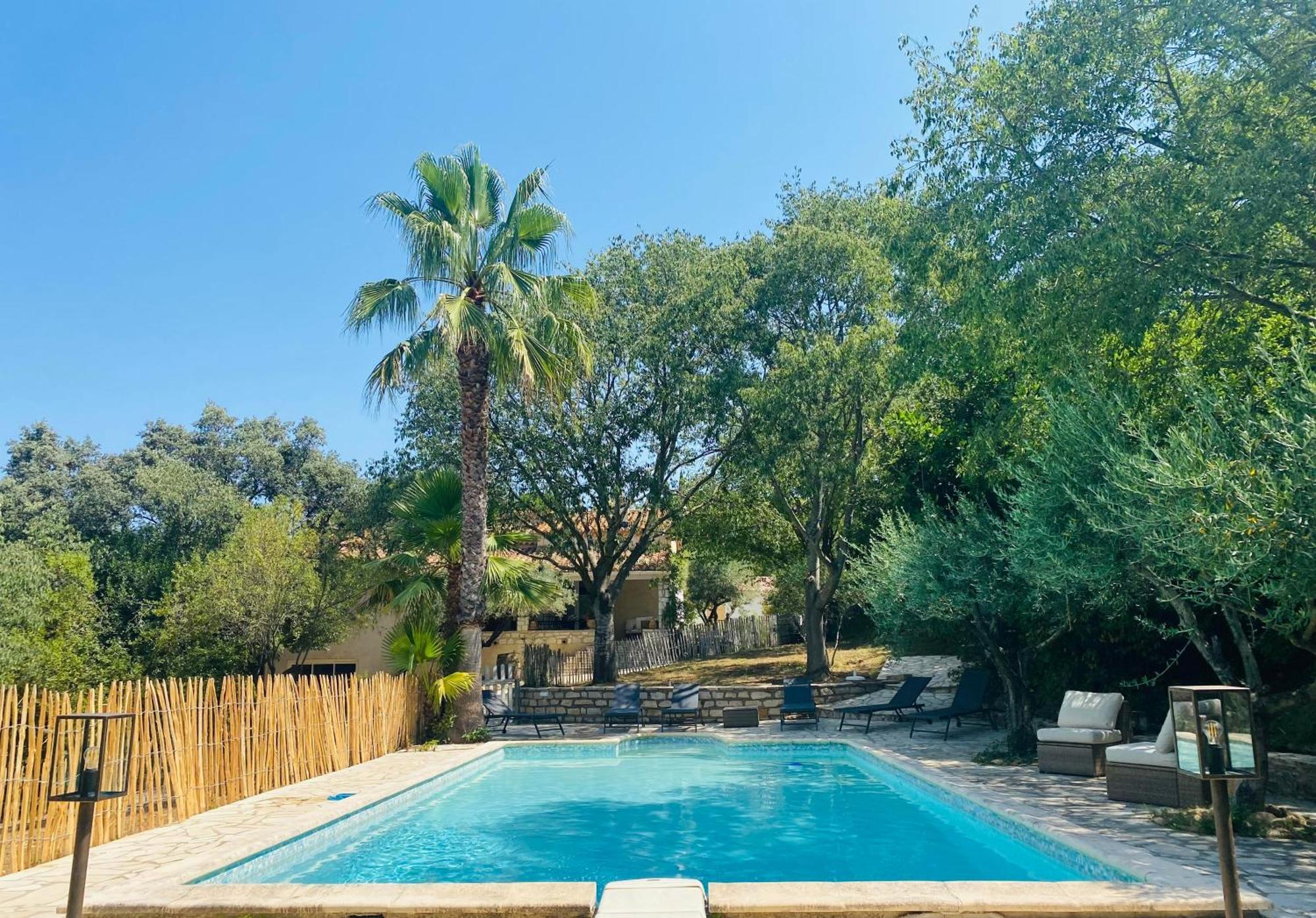 Magnifique Villa Typique Du Sud Avec Piscine Privee Et Jardin Mediterraneen Saint-Vincent-de-Barbeyrargues Eksteriør bilde
